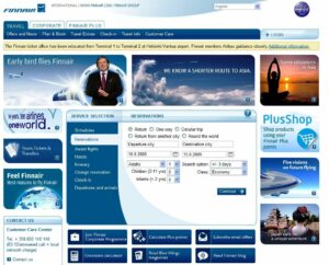 Finnair Web Sitesi (2009)