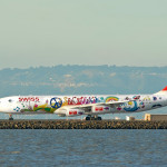 Swiss Air_Flower Power_San Francisco_Airbus A340_HB-JMJ