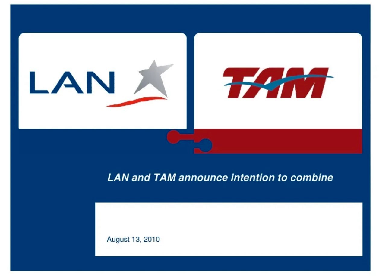 LAN + TAM = LATAM Airlines