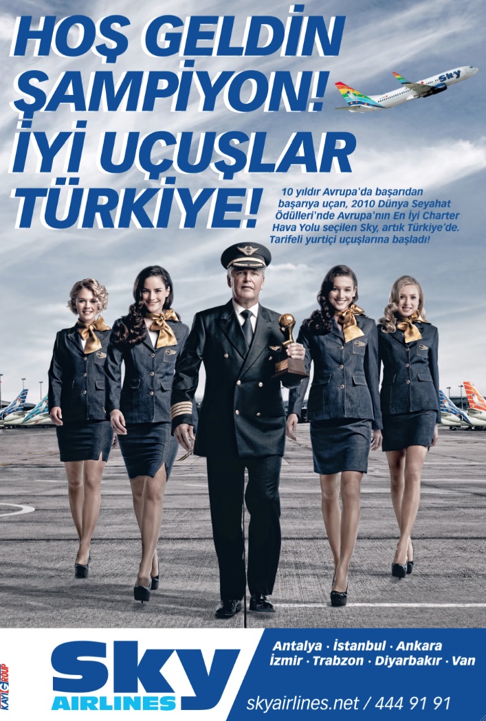 Sky Airlines Tarifeli Seferlere Başlıyor