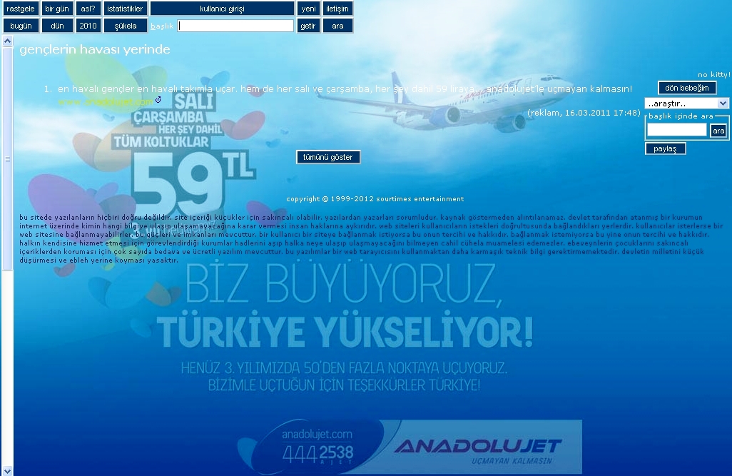 Anadolujet ile Gençlerin Havası Yerinde