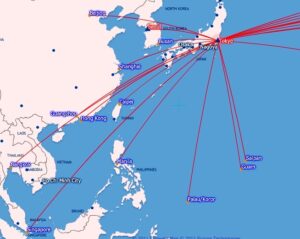 Delta - Tokyo Merkezli Uçuş Ağı (2011)