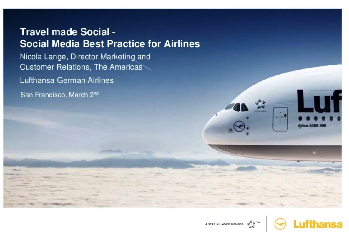 Lufthansa Sosyal Medya Stratejisi