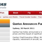 Qantas, acil durum tedbirleri uygulamaya başladı.
