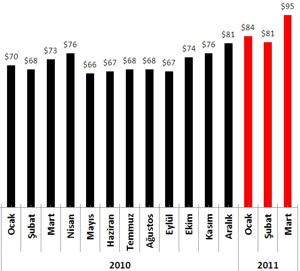 Petrol Fiyatı (2010-2011)
