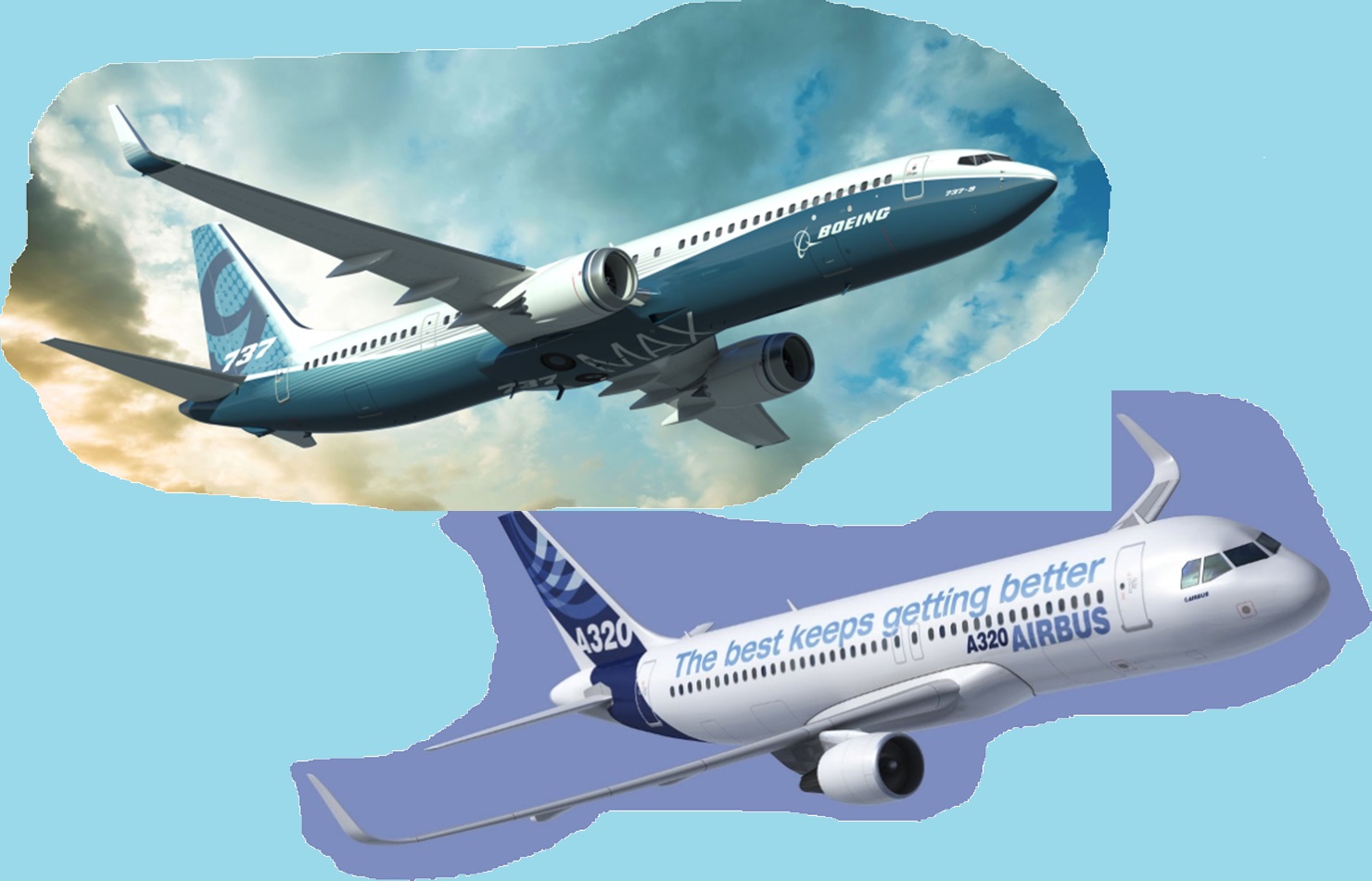 United - Airbus A320neo ve Boeing 737 MAX