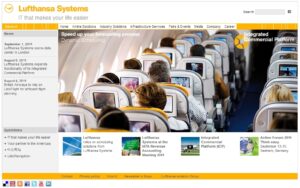 Lufthansa Systems web sitesi