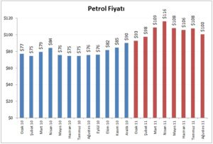 Petrol Fiyatı 2010-2011