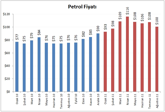 Petrol Fiyatı 2010-2011