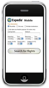 Expedia iPhone Mobil Uygulaması