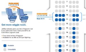 jetBlue ve Premium Economy Class