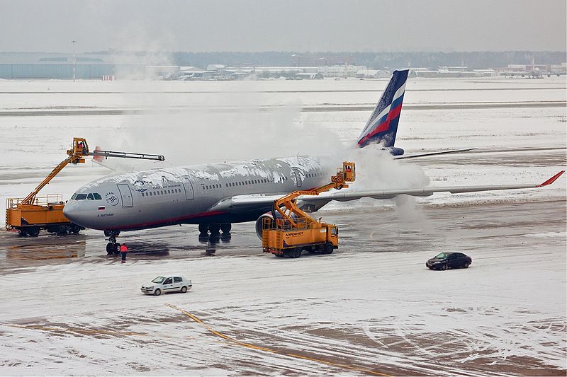 Aeroflot - Airbus A330 kar buz