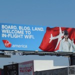 Virgin America inflight wifi billboard