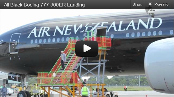 Air New Zealand – All Black Boeing 777-300ER