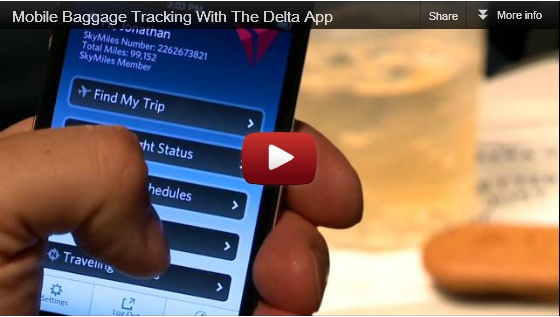 Mobile Baggage Tracking With The Delta App
