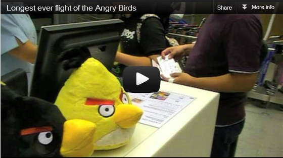 Finnair – Longest Ever Flight of the Angry Birds