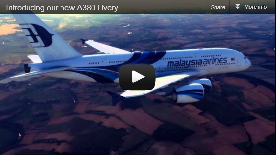 Malaysia Airlines Airbus A380 Livery