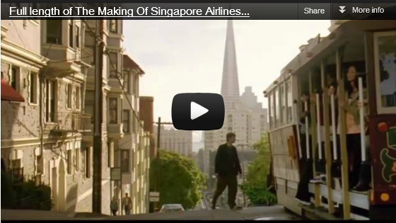 The Making Of Singapore Airlines Campaign