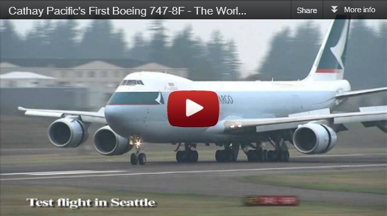 Cathay Pacific’s First Boeing 747-8F