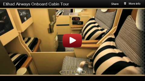 Etihad Airways Onboard Cabin Tour