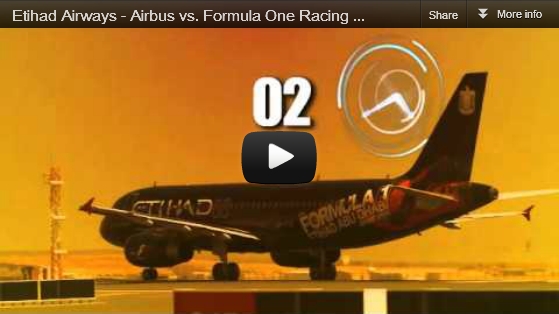 Etihad Airways – Airbus vs. Formula One Racing Car