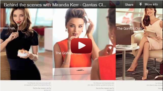 Miranda Kerr @ Qantas Club