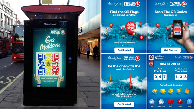 Turkish Airlines taps on London Olympics fever through QR codes