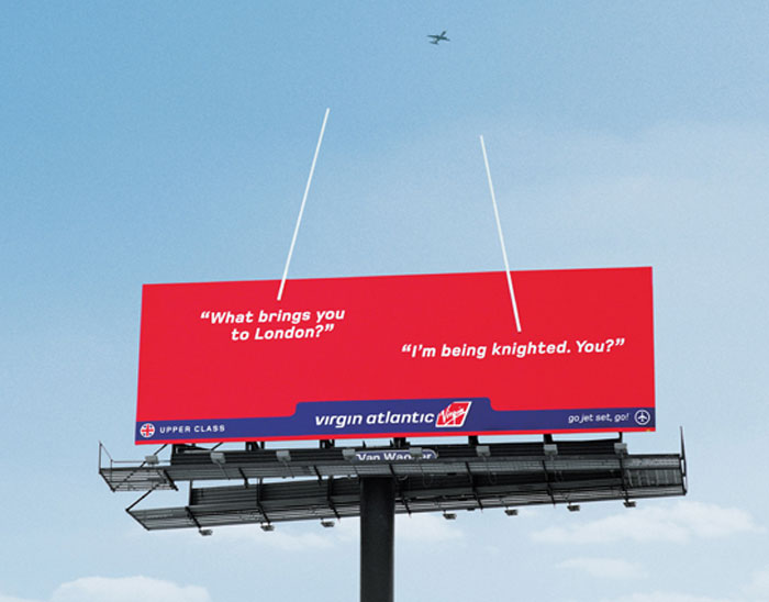 Virgin Atlantic Upper Class Reklamı