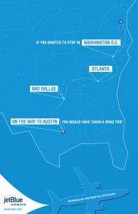 jetBlue New York - Austin Reklamı