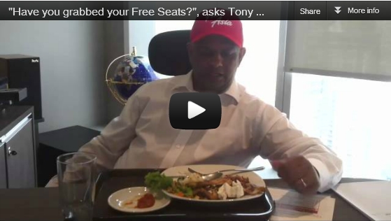 “Have you grabbed your Free Seats?”, asks Tony Fernandes