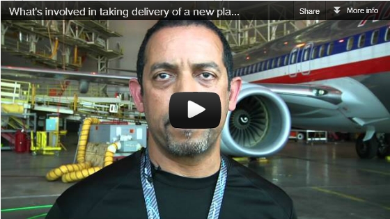 American Airlines – Delivery of a New Plane