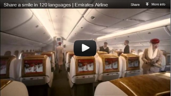 Emirates Airline | Share a smile in 120 languages