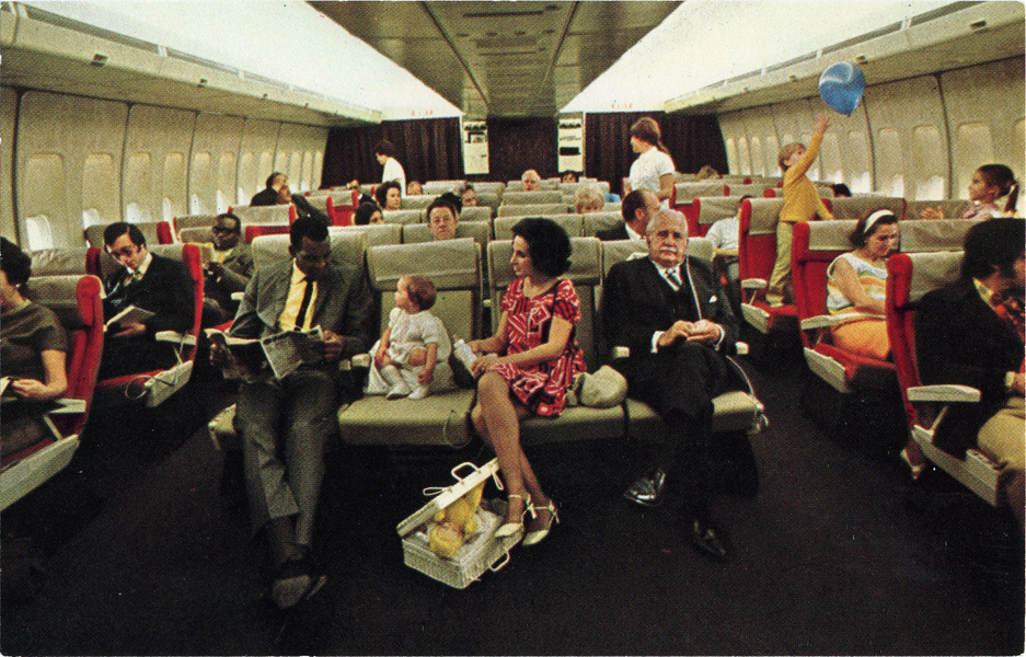 Pan Am – Boeing 747 Economy Class – 1970