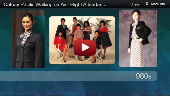 Cathay Pacific Flight Attendant Uniform Fashion Show