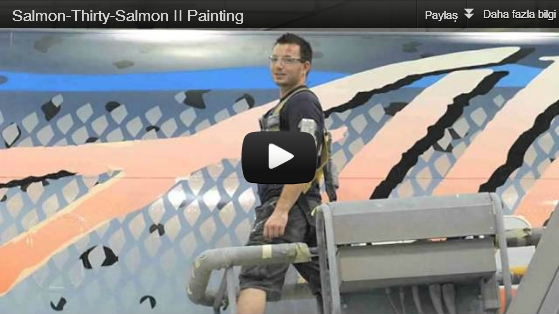 Alaska Air – Salmon Painting