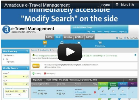 Amadeus e-Travel Management