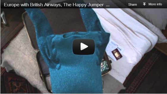 Europe with British Airways, The Happy Jumper – To Fly. To Serve.