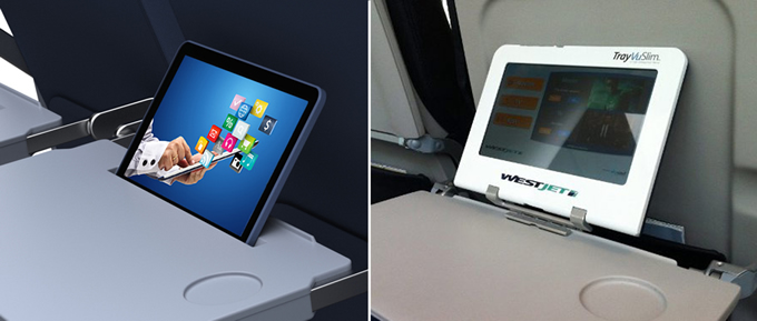 How iPads are changing the way plane tray tables are designed