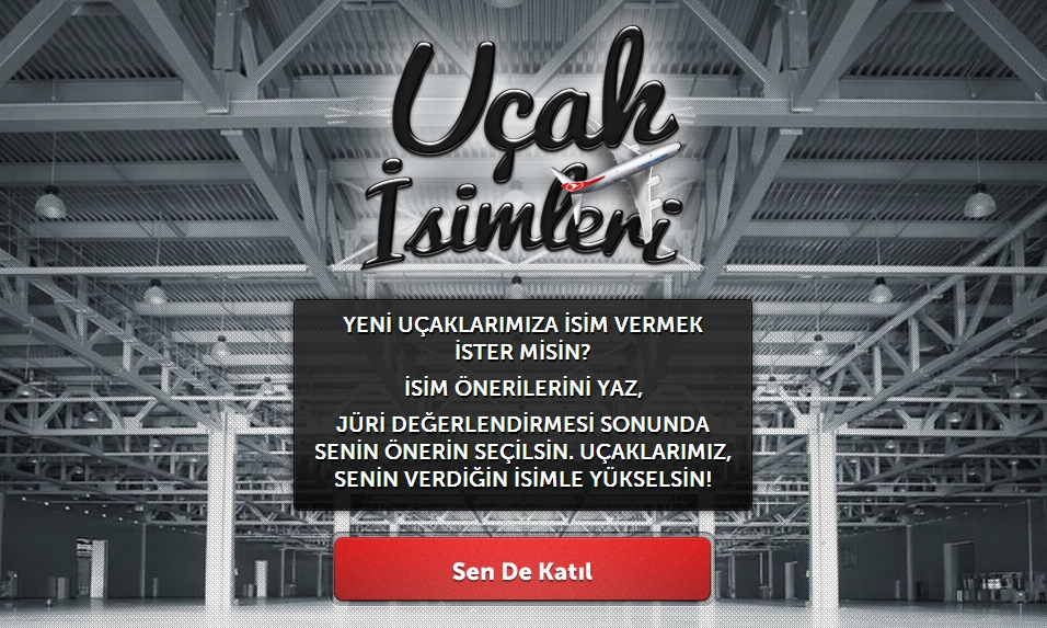 THY’den Uçak İsimleri Kampanyası