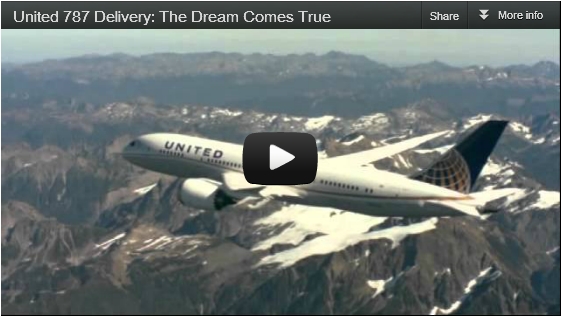 United 787 Delivery: The Dream Comes True