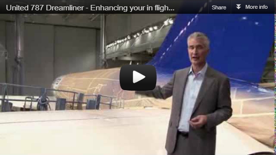 United 787 Dreamliner – Enhancing your in flight experience
