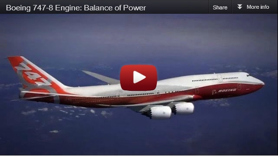 Boeing 747-8 Engine: Balance of Power