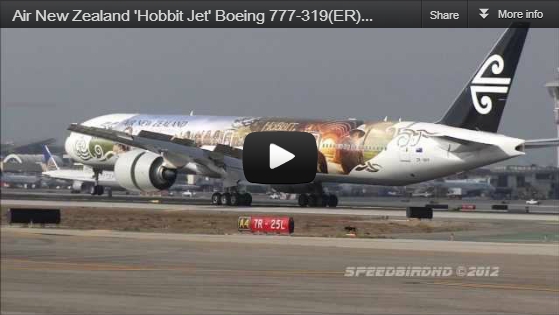 Air New Zealand ‘Hobbit Jet’ Boeing 777-319(ER) [ZK-OKP]