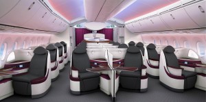 Qatar Airways_Boeing_787_dreamliner_cabin view