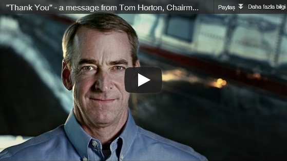 Message from Tom Horton, Chairman and CEO of American Airlines