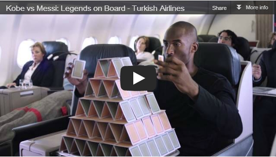 Kobe vs Messi: Legends on board Turkish Airlines