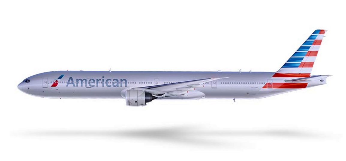 American Airlines_yeni_logo_Boeing 777