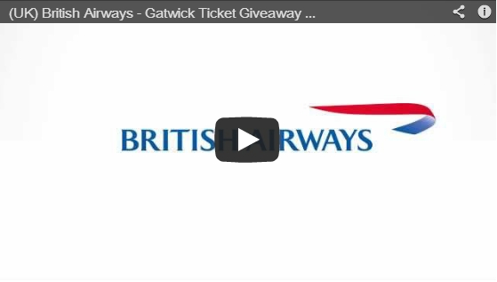 British Airways: Gatwick Ticket Giveaway Teaser