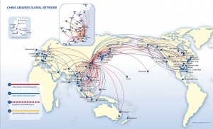 China Airlines network