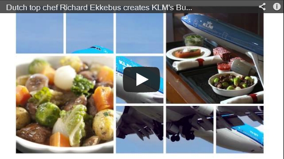 Dutch top chef Richard Ekkebus creates KLM’s Business Class menu